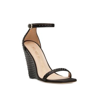 Stuart Weitzman Nudist Shine 100 Wedge